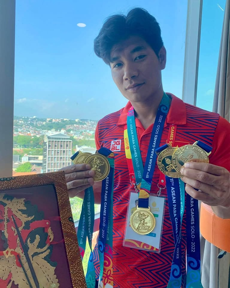 Kình ngư Đỗ Thanh Hải: 16 năm vượt giới hạn để chạm tay vào HCV Asian Para Games - Ảnh 4.