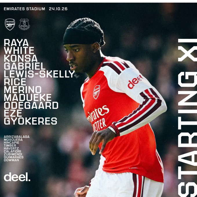 TRỰC TIẾP bóng đá Arsenal vs Everton: Gyokeres đá chính - Ảnh 2. TRỰC TIẾP bóng đá Arsenal vs Everton: Gyokeres đá chính - Ảnh 2.