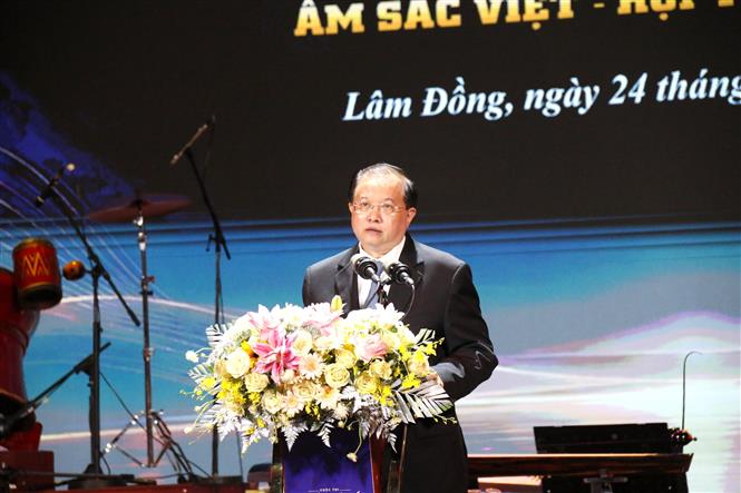 Mở màn Cuộc thi Độc tấu và Hòa tấu nhạc cụ dân tộc toàn quốc – 2026: Từ nhã nhạc cung đình đến bài chòi - Ảnh 1. Mở màn Cuộc thi Độc tấu và Hòa tấu nhạc cụ dân tộc toàn quốc – 2026: Từ nhã nhạc cung đình đến bài chòi - Ảnh 1.