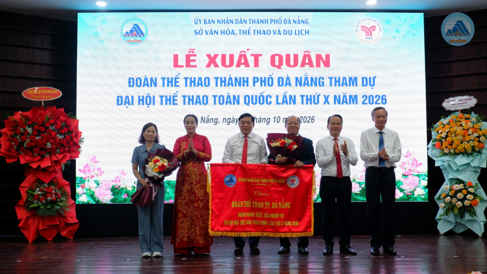 Thành phố Đà Nẵng xuất quân dự Đại hội Thể thao toàn quốc 2026 với hơn 500 vận động viên - Ảnh 1. Thành phố Đà Nẵng xuất quân dự Đại hội Thể thao toàn quốc 2026 với hơn 500 vận động viên - Ảnh 1.