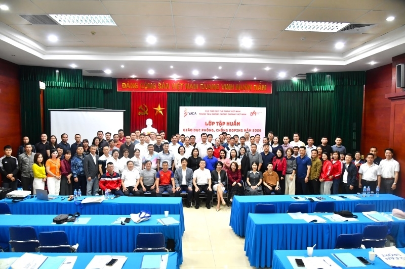 Đại hội Thể thao toàn quốc 2026: VĐV có thể bị kiểm tra doping bất cứ lúc nào - Ảnh 1. Đại hội Thể thao toàn quốc 2026: VĐV có thể bị kiểm tra doping bất cứ lúc nào - Ảnh 1.