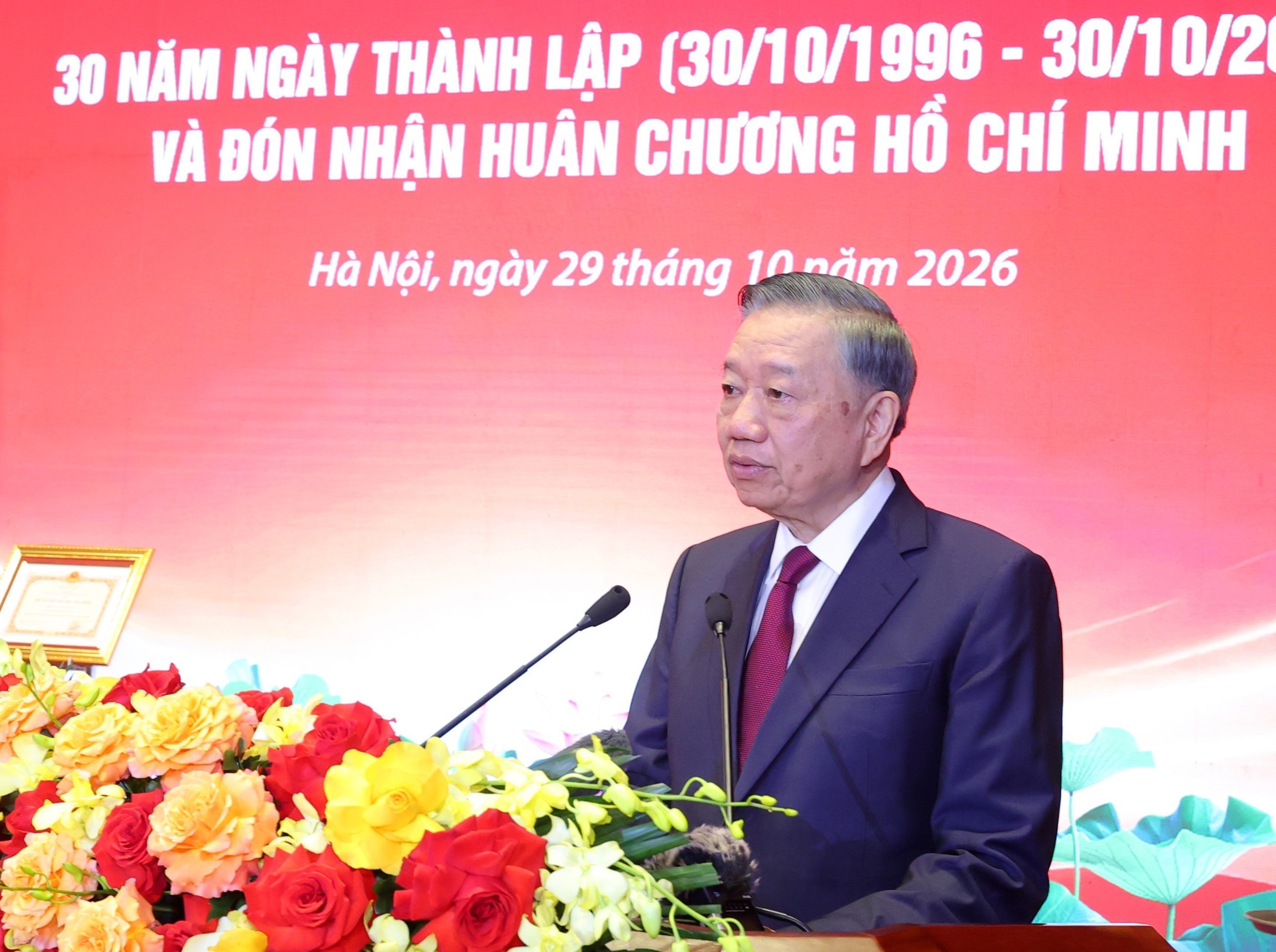 Tổng Bí thư, Chủ tịch nước Tô Lâm phát biểu chỉ đạo. Ảnh: Văn Điệp – TTXVN