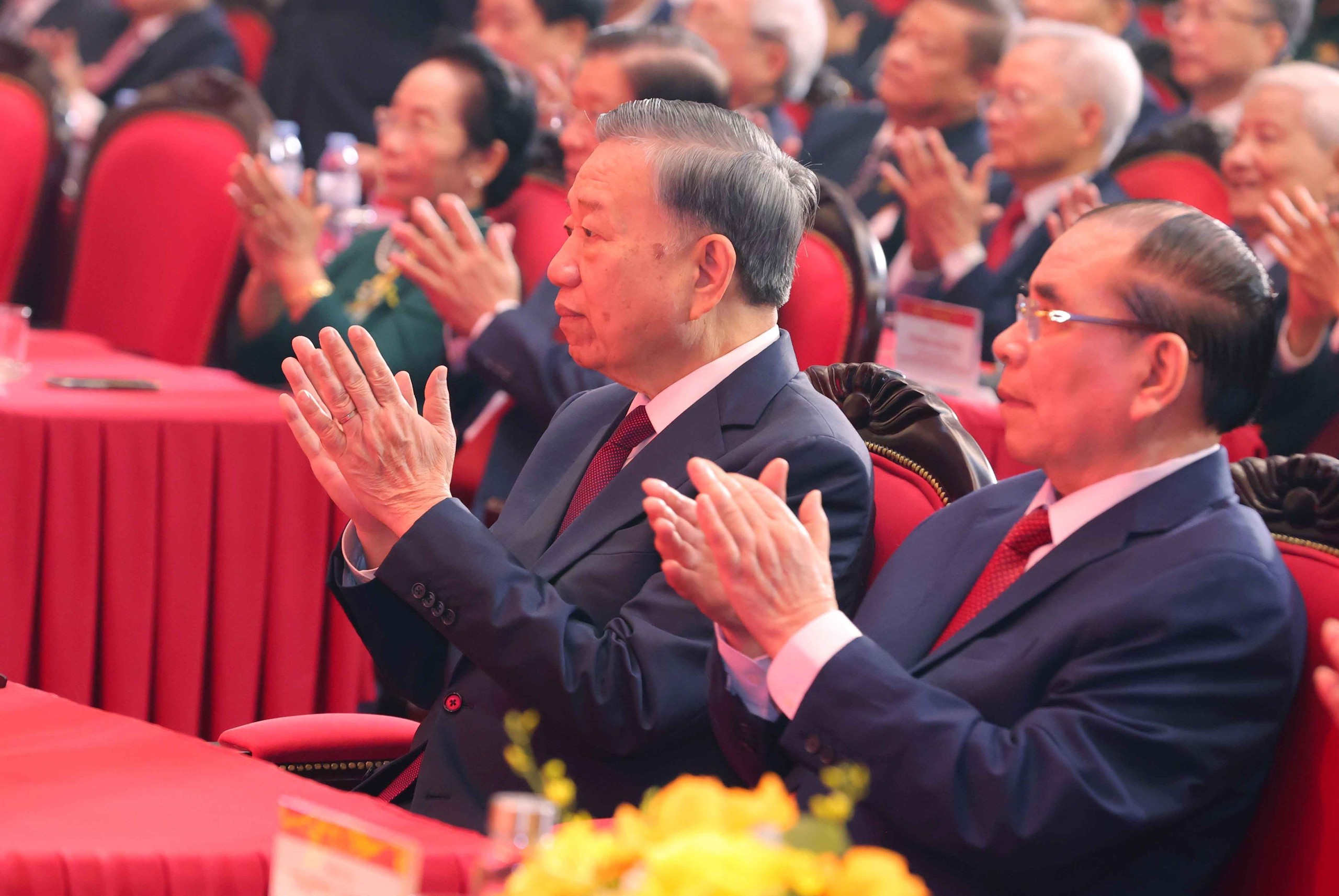 Sáng 29/10/2026, tại Hà Nội, Tổng Bí thư, Chủ tịch nước Tô Lâm dự Lễ kỷ niệm 30 năm Ngày thành lập Hội đồng Lý luận Trung ương (30/10/1996 - 30/10/2026) và đón nhận Huân chương Hồ Chí Minh. Ảnh: Thống Nhất – TTXVN