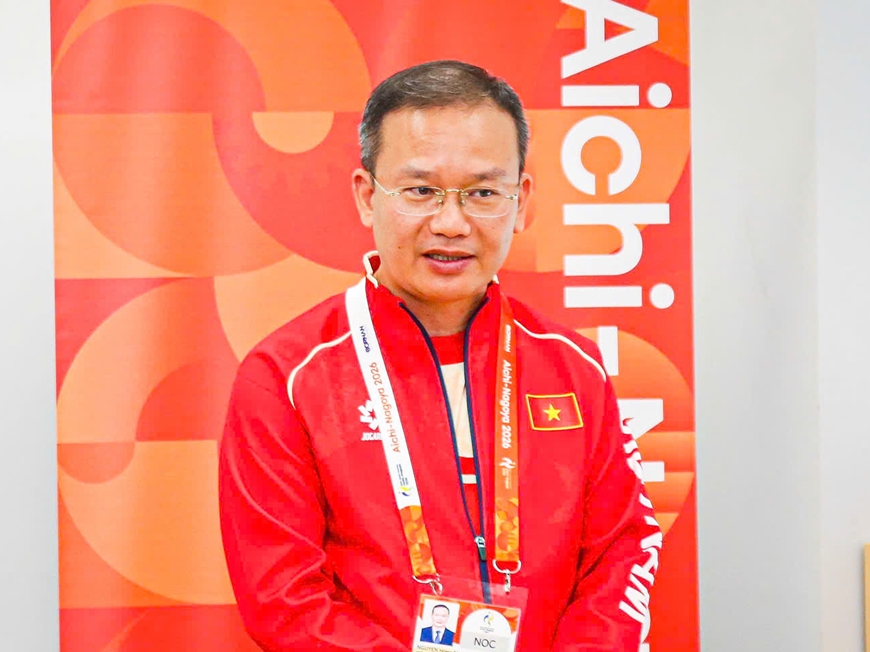 Trưởng đoàn Nguyễn Hồng Minh: 'Thể thao Việt Nam giữ vững các môn mũi nhọn' - Ảnh 1. Trưởng đoàn Nguyễn Hồng Minh: 'Thể thao Việt Nam giữ vững các môn mũi nhọn' - Ảnh 1.