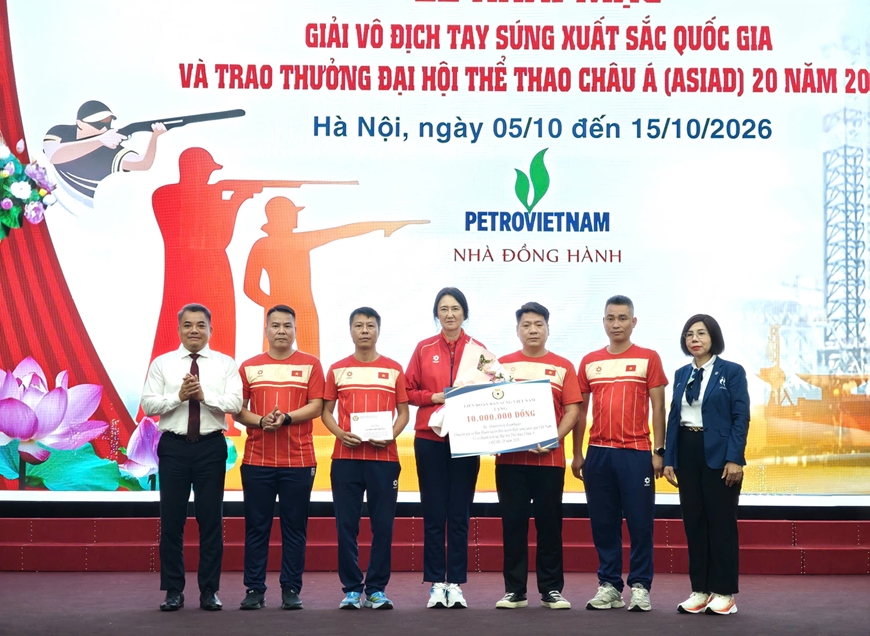 Ba xạ thủ Việt Nam nhận thưởng 50 triệu đồng sau ASIAD 20 - Ảnh 1.