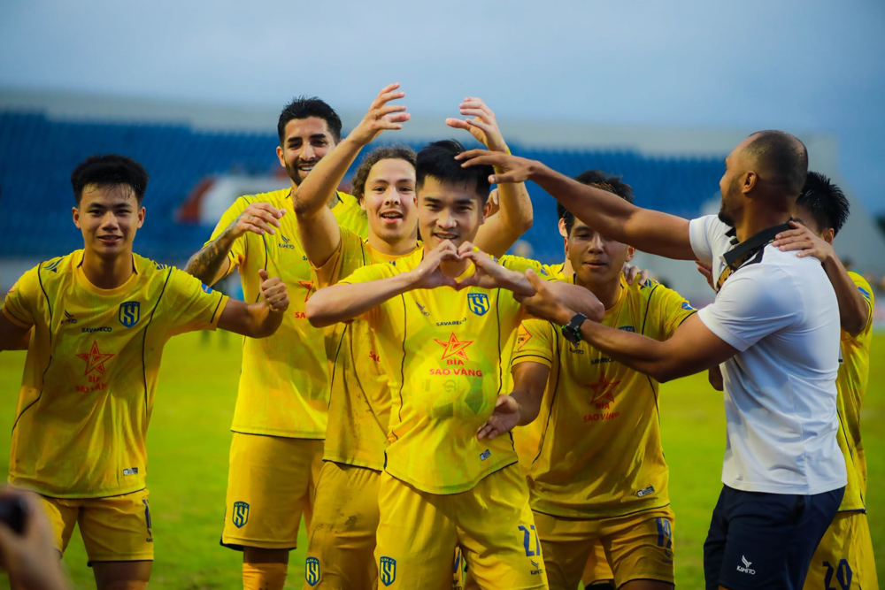 Liệu SLNA có thể nối dài mạch thắng ở V-League trước CA TP.HCM? Ảnh: CLB SLNA
