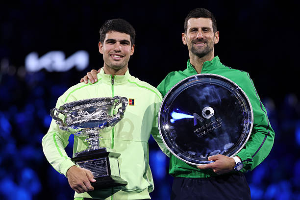 Alcaraz đánh bại Djokovic ở chung kết Australian Open 2026