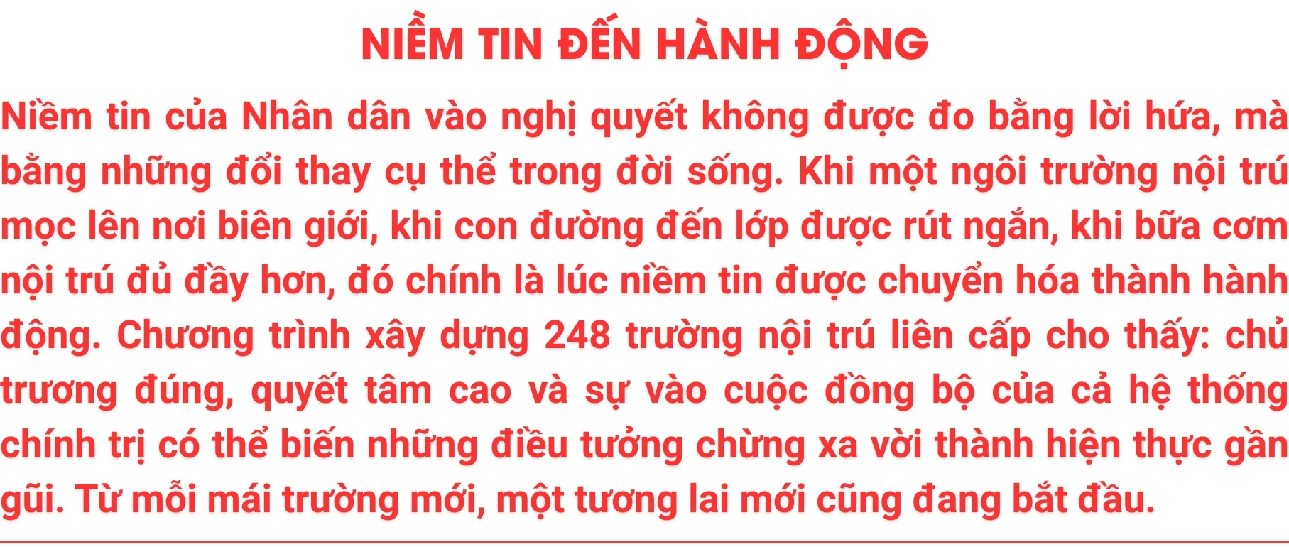 Nơi biên cương, tương lai bắt đầu từ một mái trường - Ảnh 14.