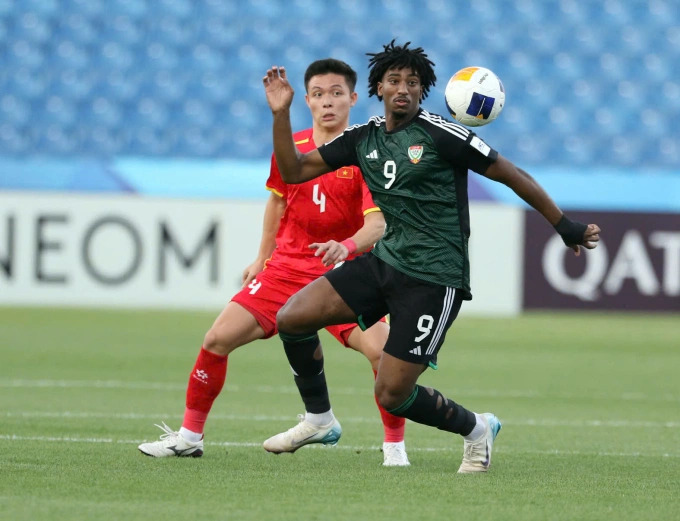 U17 Việt Nam từng hòa 1-1 rất đáng tiếc với U1 UAE ở VCK U17 Châu Á 2025