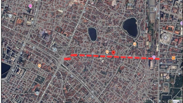Hà Nội điều chỉnh tổ chức giao thông trên phố Khâm Thiên từ ngày 14/2 - Ảnh 2.