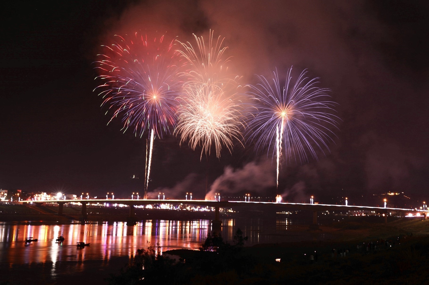 Mãn nhãn những màn pháo hoa mừng năm mới Bính Ngọ ở Phú Thọ và Đà Nẵng - Ảnh 5.