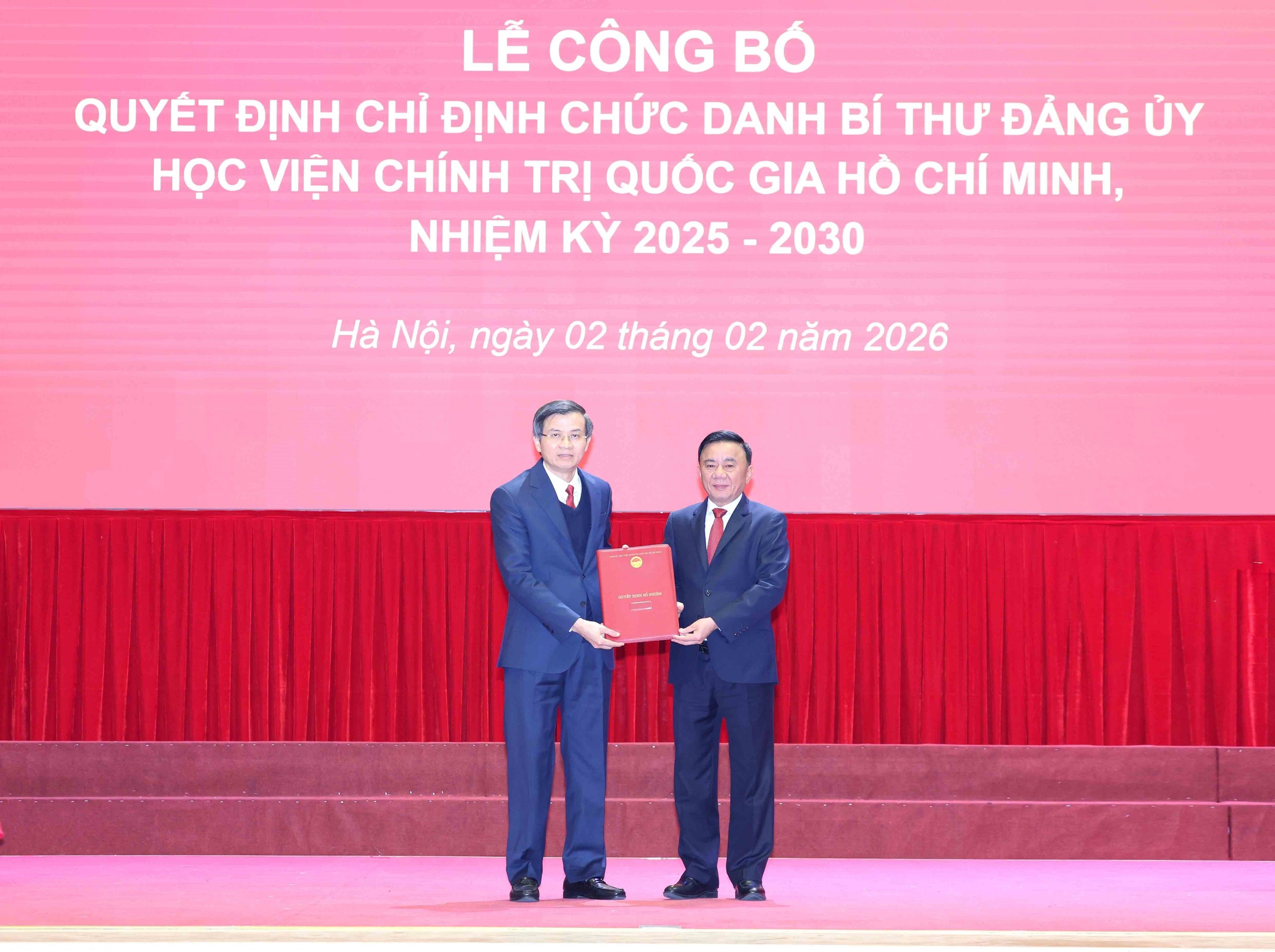 Đồng chí Đoàn Minh Huấn giữ chức Bí thư Đảng uỷ Học viện Chính trị quốc gia Hồ Chí Minh - Ảnh 7.