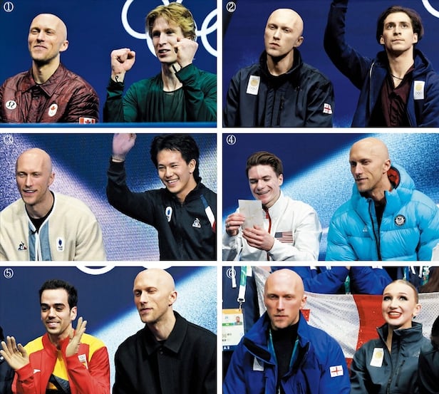 Dẫn dắt 16 VĐV ở 13 quốc gia tại Olympic mùa Đông, HLV người Pháp gây sốt với màn thay áo liên tục - Ảnh 2.