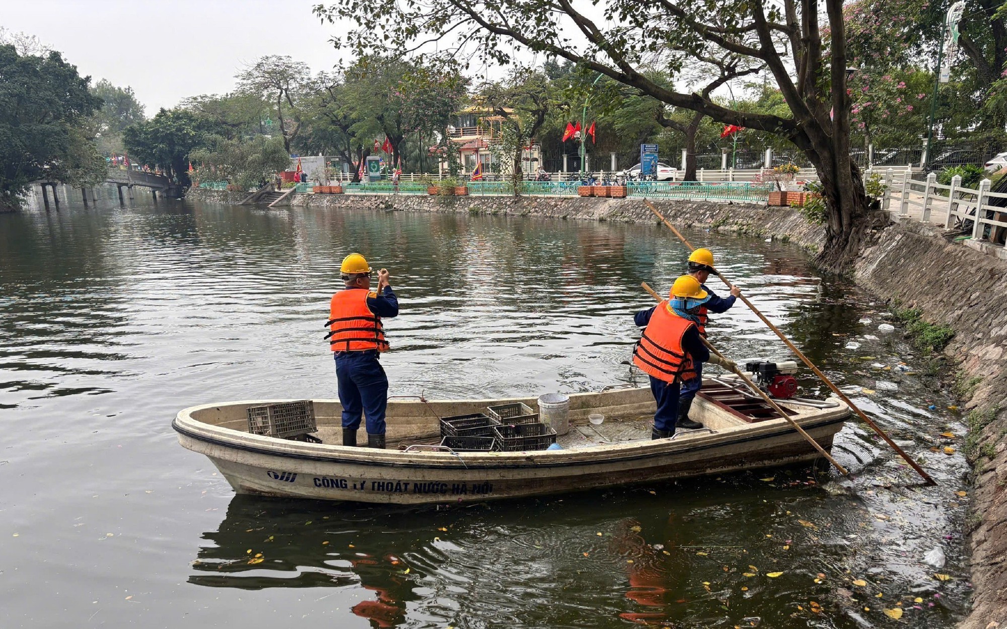 Hà Nội triển khai hàng loạt công trình khẩn cấp phòng, chống ngập úng