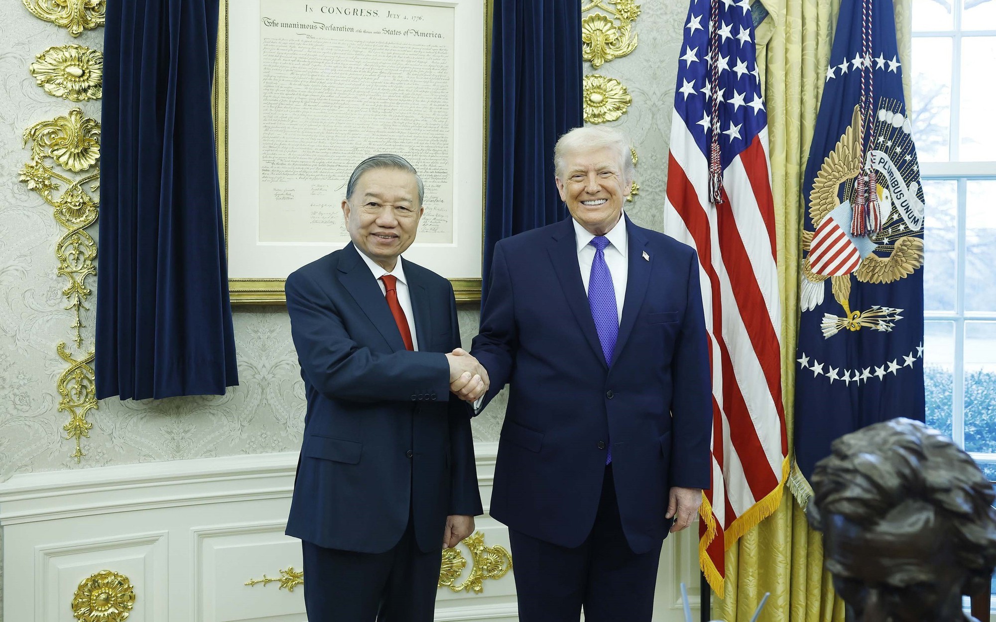 Tổng Bí thư Tô Lâm gặp Tổng thống Hoa Kỳ Donald Trump