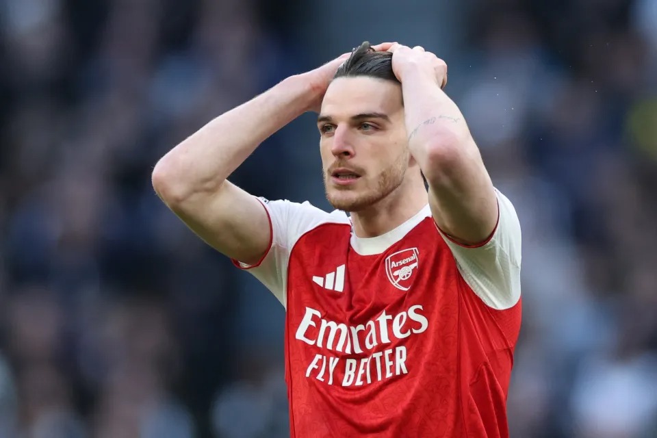 Declan Rice và 'khoảnh khắc Steven Gerrard' ở trận Arsenal thắng Tottenham - Ảnh 1.