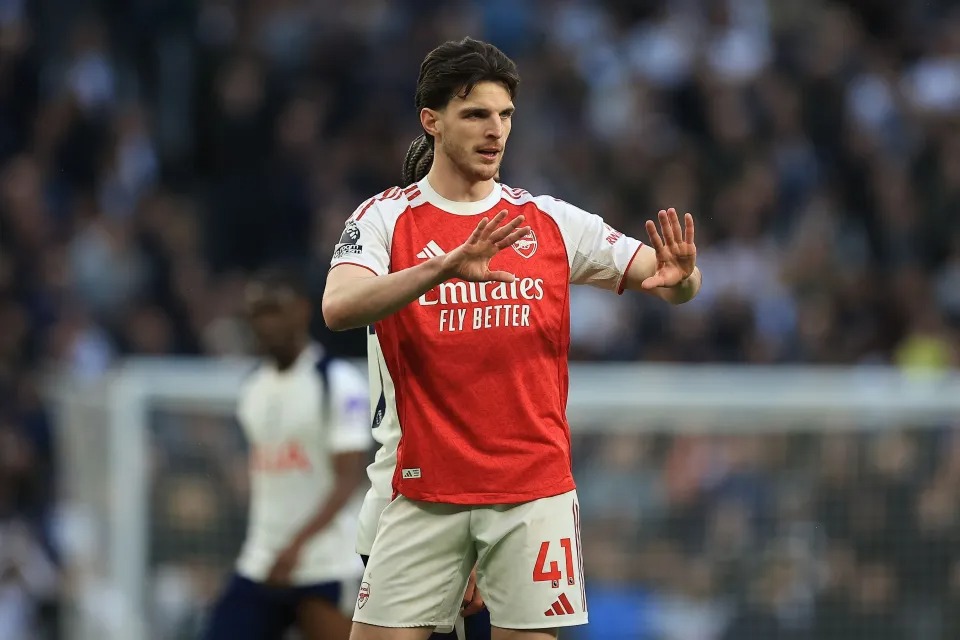 Declan Rice và 'khoảnh khắc Steven Gerrard' ở trận Arsenal thắng Tottenham - Ảnh 2.