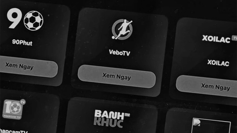 Một loạt trang web trực tiếp thể thao trái phép biến mất sau một đêm