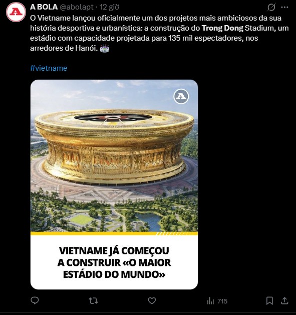 Dự án SVĐ 135 nghìn chỗ của Việt Nam gây sốt với truyền thông thế giới, được so sánh 'lớn gấp đôi' Old Trafford - Ảnh 5.