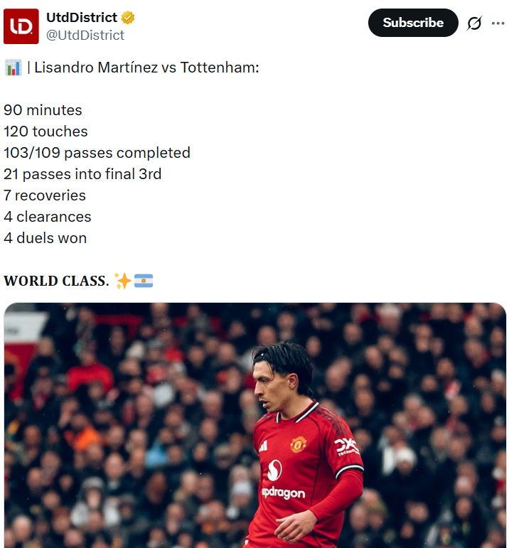 Trở lại sau chấn thương, trung vệ 1m75 của MU tái hiện đẳng cấp thế giới, được ông lớn La Liga để ý - Ảnh 1.