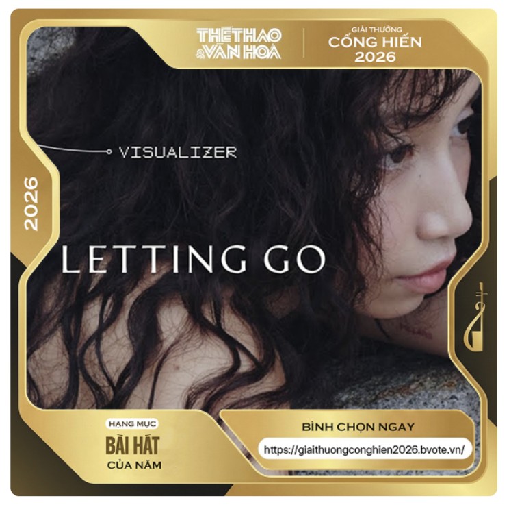 Con gái Diva Mỹ Linh lọt Top 10 đề cử Giải Cống hiến 2026 với ca khúc tiếng Anh 'Letting Go' - Ảnh 1. Con gái Diva Mỹ Linh lọt Top 10 đề cử Giải Cống hiến 2026 với ca khúc tiếng Anh 'Letting Go' - Ảnh 1.
