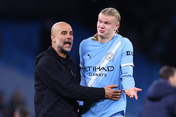 HLV Pep Guardiola đã lên tiếng bảo vệ tiền đạo chủ lực Erling Haaland sau khi chân sút người Na Uy tiếp tục trải qua thêm một trận đấu tịt ngòi trong trận hòa của Manchester City trước West Ham United HLV Pep Guardiola đã lên tiếng bảo vệ tiền đạo chủ lực Erling Haaland sau khi chân sút người Na Uy tiếp tục trải qua thêm một trận đấu tịt ngòi trong trận hòa của Manchester City trước West Ham United