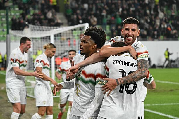 Ferencvaros đang nắm lợi thế lớn sau chiến thắng 2-0 trước Braga ở trận lượt đi vòng 1/8 Europa League