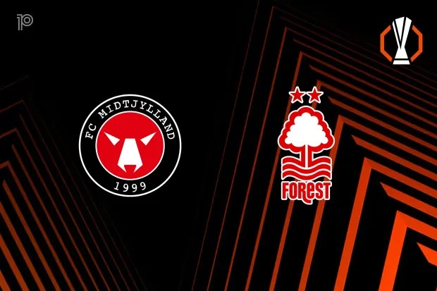 Nhận định FC Midtjylland vs Nottingham Forest 00h45 ngày 20/3, lượt về vòng 1/8 Europa League - Ảnh 1.