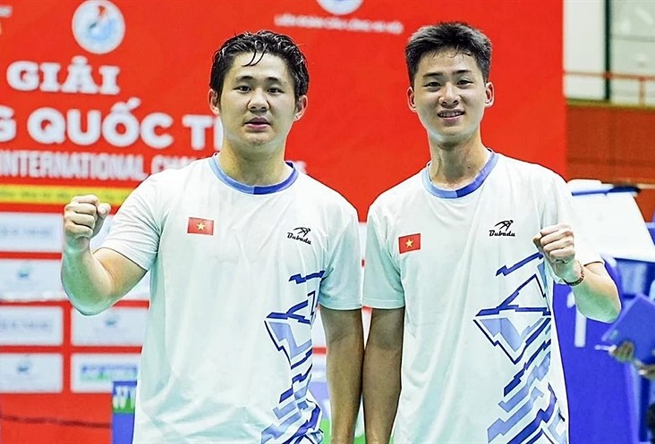 Bộ đôi Đình Hoàng / Đình Mạnh được kỳ vọng bảo vệ ngôi vô địch ở nội dung đôi nam