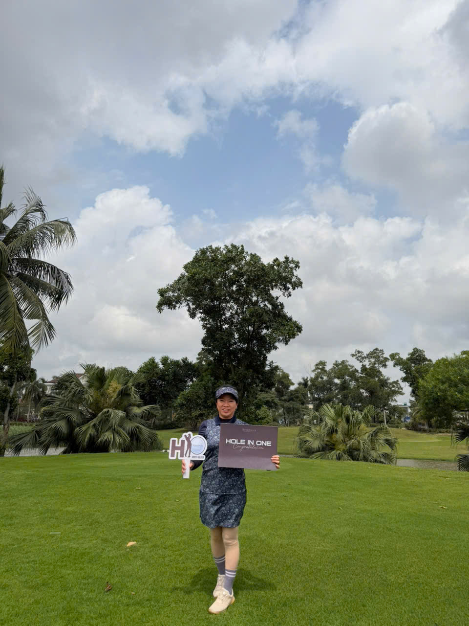 Chấn động làng golf Việt Nam: Nữ golfer Hải Phòng lập cú đúp Hole-in-One trong một vòng đấu - Ảnh 1.