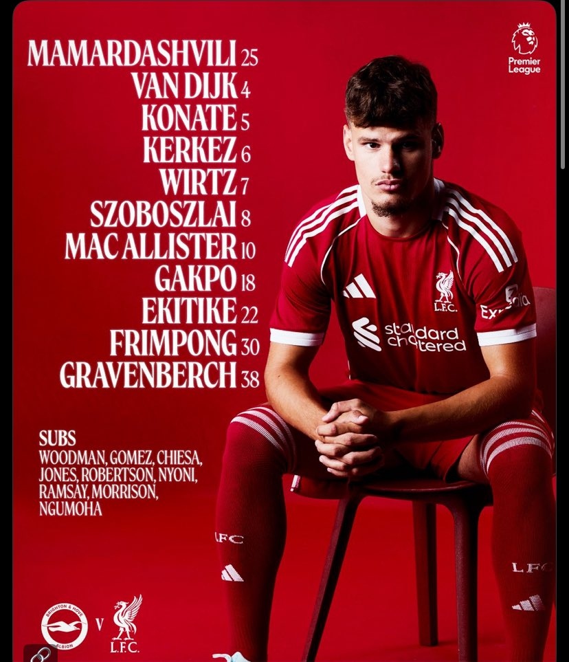 TRỰC TIẾP bóng đá Brighton vs Liverpool (19h30, 21/3), vòng 31 Ngoại hạng Anh: Ekitike đá chính - Ảnh 3.