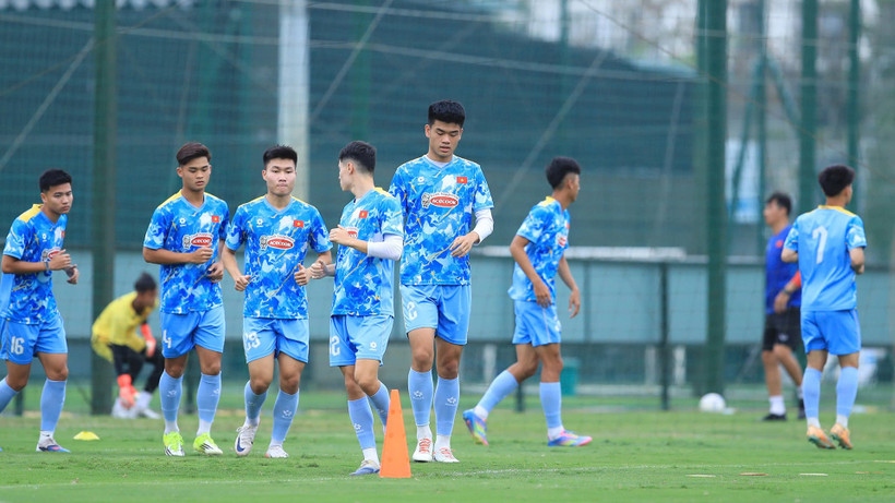 VTV5 VTV6 trực tiếp bóng đá U23 Việt Nam vs Triều Tiên 14h00 hôm nay - Ảnh 1.