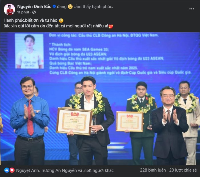 Đình Bắc được vinh danh tại lễ trao giải Gương mặt trẻ Việt Nam tiêu biểu 2025 - Ảnh 2.