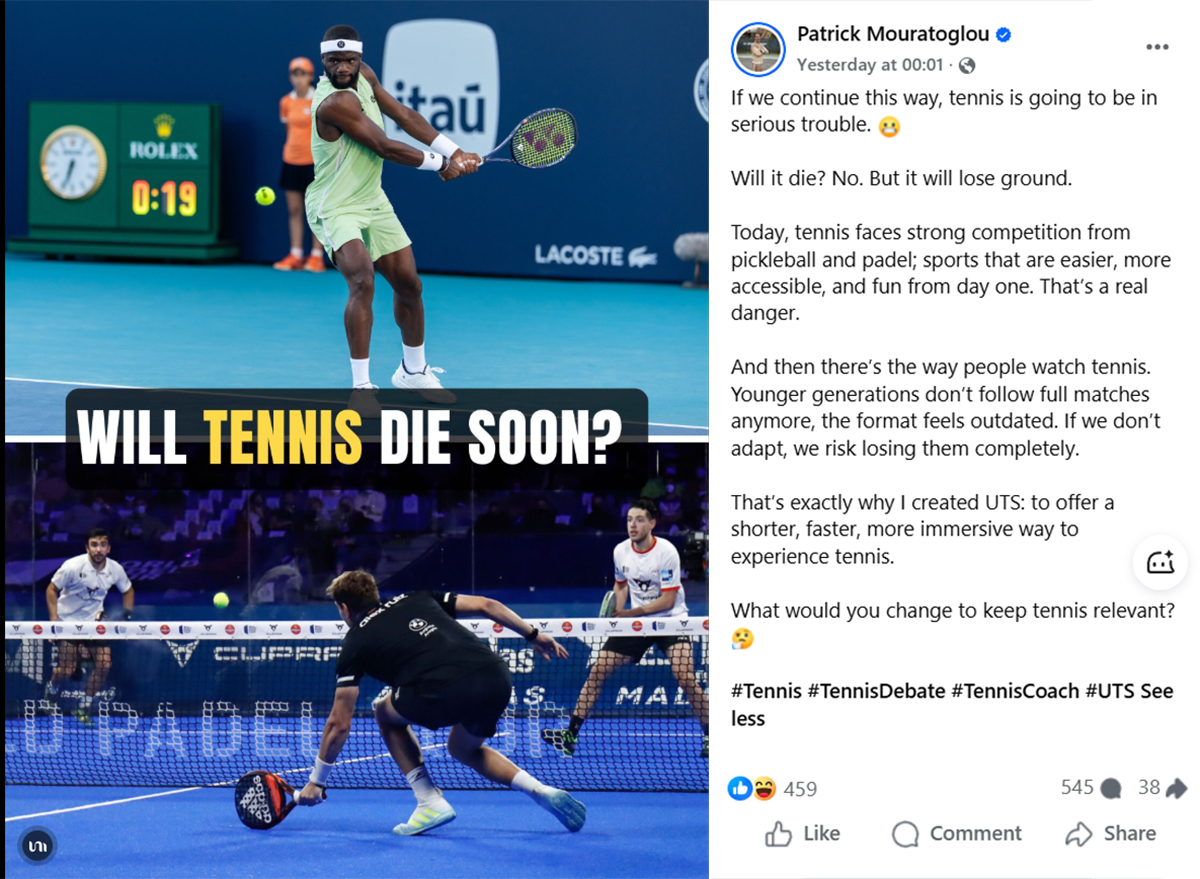 Chuyên gia quần vợt hàng đầu thế giới lên tiếng trước 'cơn sốt' pickleball - Ảnh 1. Chuyên gia quần vợt hàng đầu thế giới lên tiếng trước 'cơn sốt' pickleball - Ảnh 1.