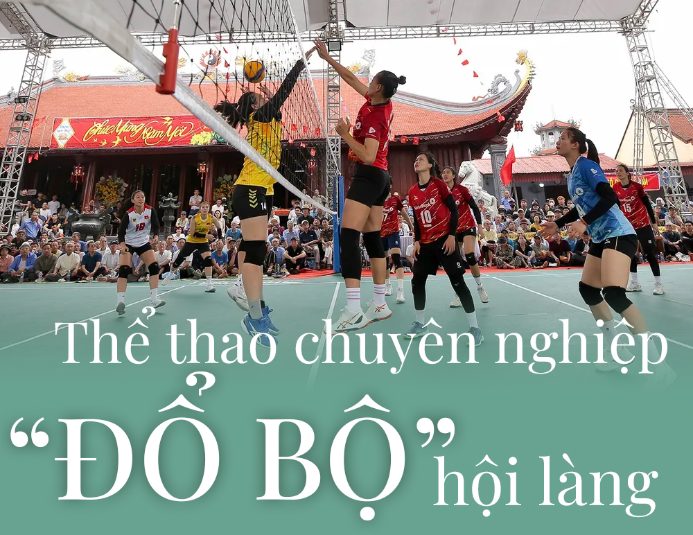 Thể thao chuyên nghiệp "đổ bộ" hội làng - Ảnh 1.