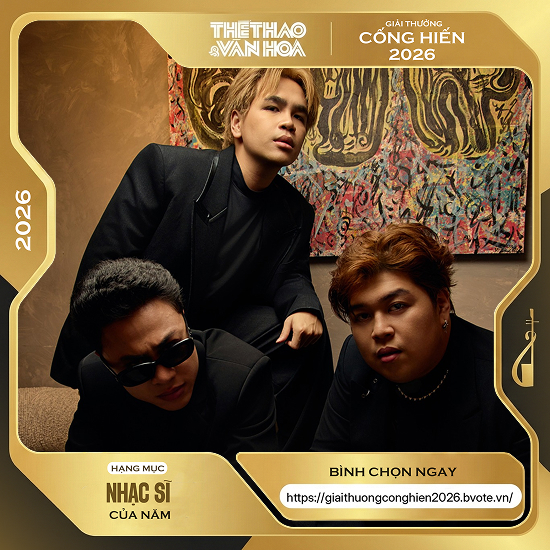 Top 5 "Nhạc sĩ của năm" Cống hiến 2026: Những dấu ấn sáng tạo nổi bật - Ảnh 2.