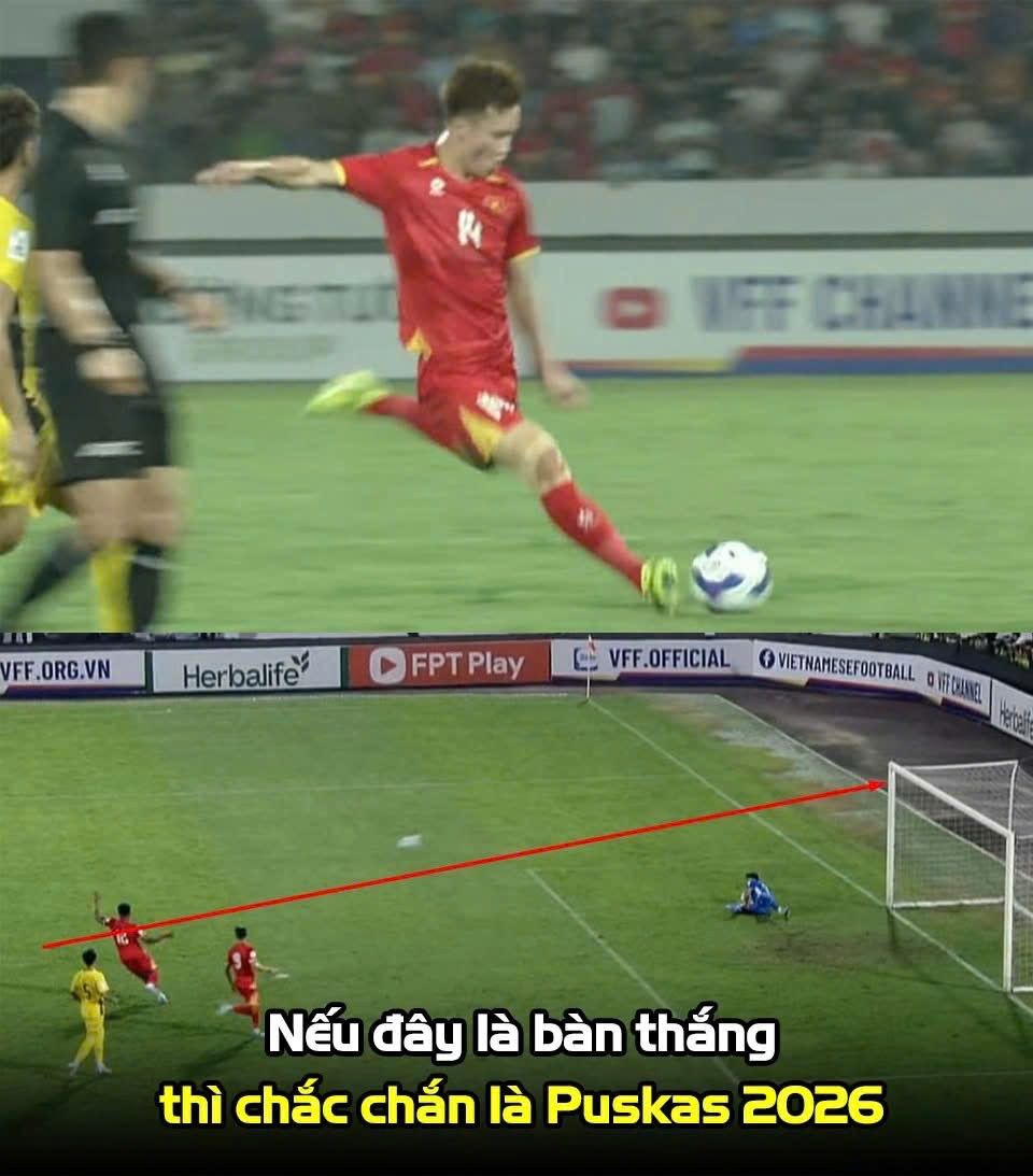 Hoàng Đức ‘nã đại bác’ rung chuyển khung thành Malaysia, cộng đồng mạng ‘rần rần’ - Ảnh 1.