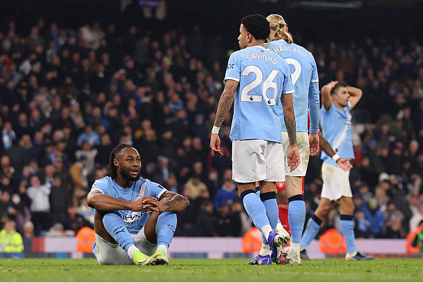 Man City bị Nottingham Forest cầm hòa 2-2 ngay trên sân nhà ở vòng 29 Ngoại hạng Anh