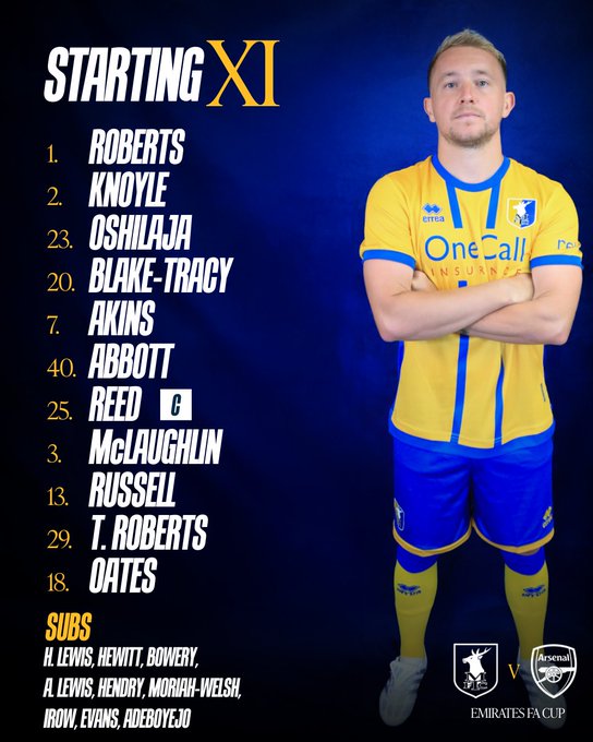 Mansfield Town vs Arsenal