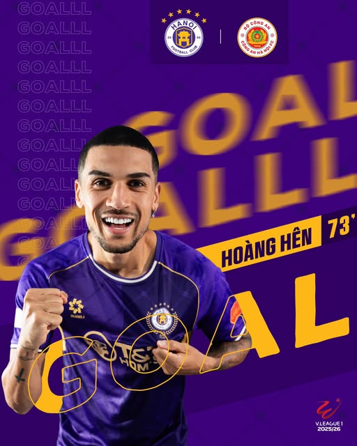 Hoàng Hên lập cú đúp, Hà Nội FC đánh bại CAHN trong trận derby thủ đô ở V-League - Ảnh 2. Hoàng Hên lập cú đúp, Hà Nội FC đánh bại CAHN trong trận derby thủ đô ở V-League - Ảnh 2.