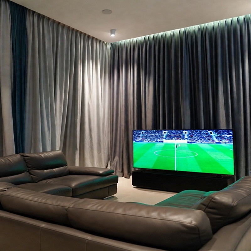 Bí quyết thiết kế phòng xem bóng đá tại gia mát lạnh, cách âm hoàn hảo cho mùa giải mới - Ảnh 1.