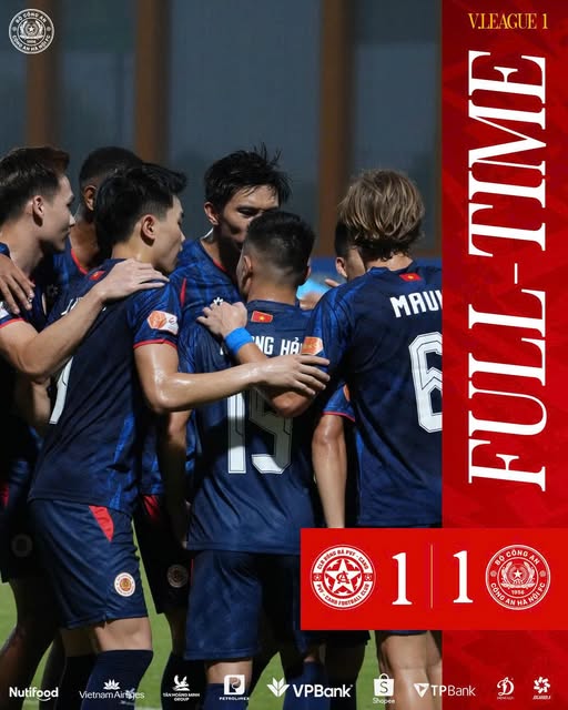 CAHN bị PVF CAND cầm hòa 1-1 ở vòng 18 V-League CAHN bị PVF CAND cầm hòa 1-1 ở vòng 18 V-League