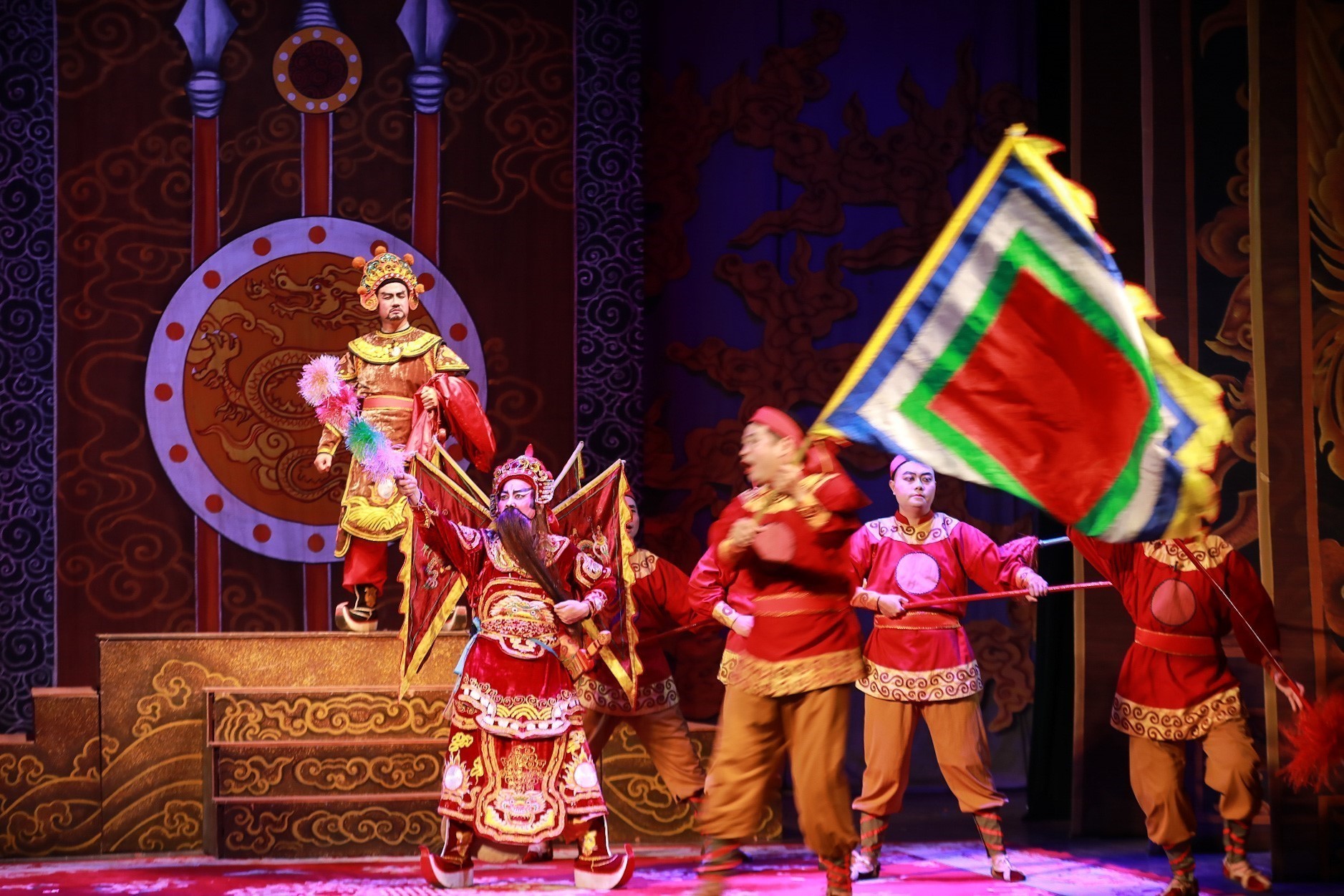 Công diễn vở tuồng “Nữ tướng Đào Tam Xuân” - Ảnh 4.