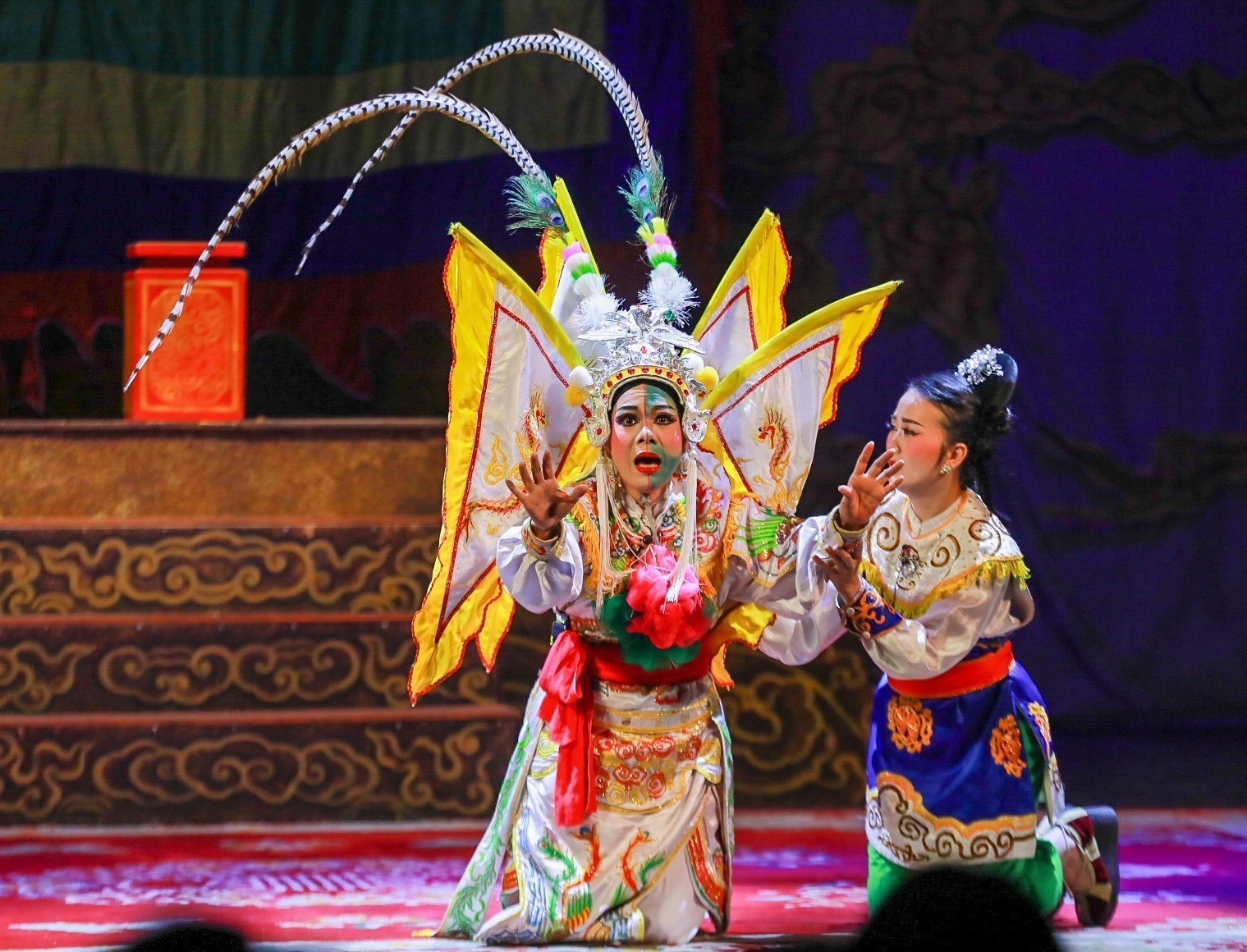 Công diễn vở tuồng “Nữ tướng Đào Tam Xuân” - Ảnh 6.