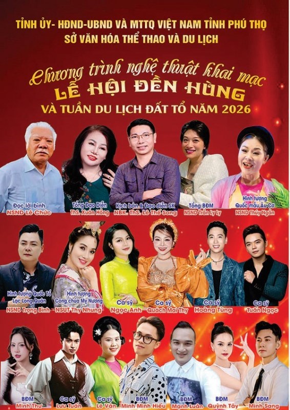 'Linh thiêng nguồn cội - Đất Tổ Hùng Vương' mở màn mùa lễ hội Đền Hùng 2026 - Ảnh 4.