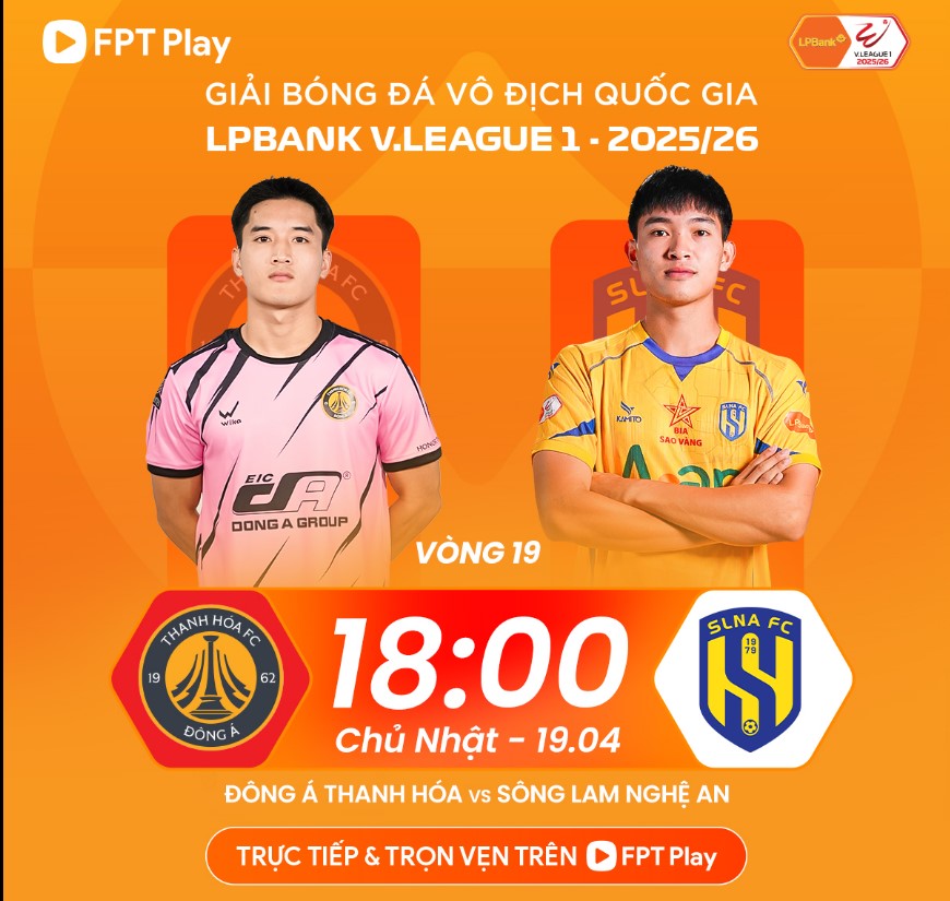 Link xem trực tiếp bóng đá Đông Á Thanh Hóa vs SLNA 18h00 hôm nay, V-League vòng 19 - Ảnh 2.