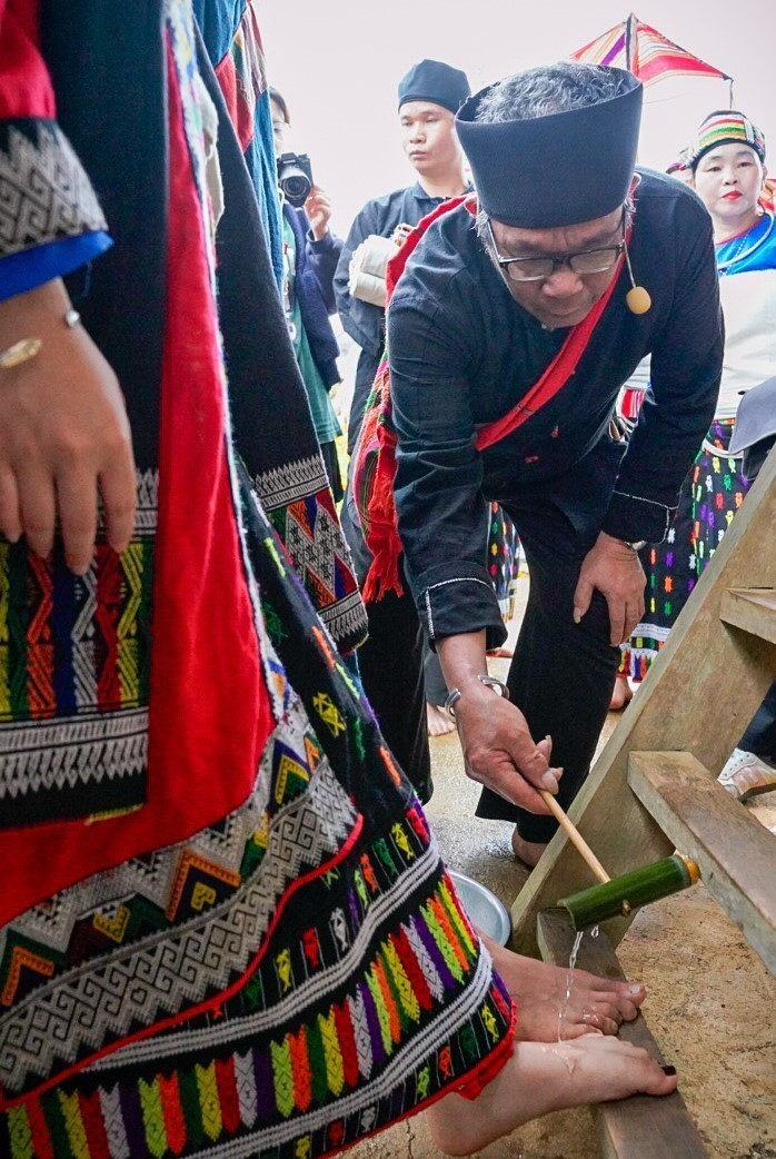 Tái hiện Lễ cưới hai lần của dân tộc Thái, tỉnh Thanh Hoá - Ảnh 14.