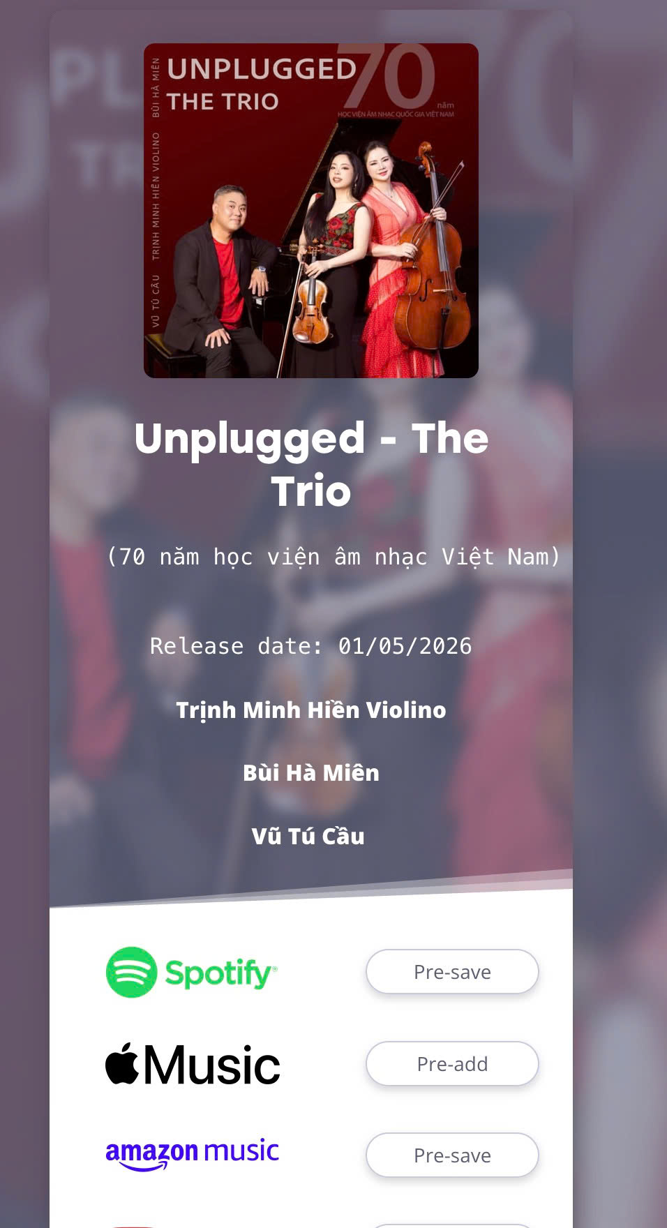 UNPLUGGED - THE TRIO: Bản thu của ký ức, tình bạn và âm thanh nguyên bản - Ảnh 6.