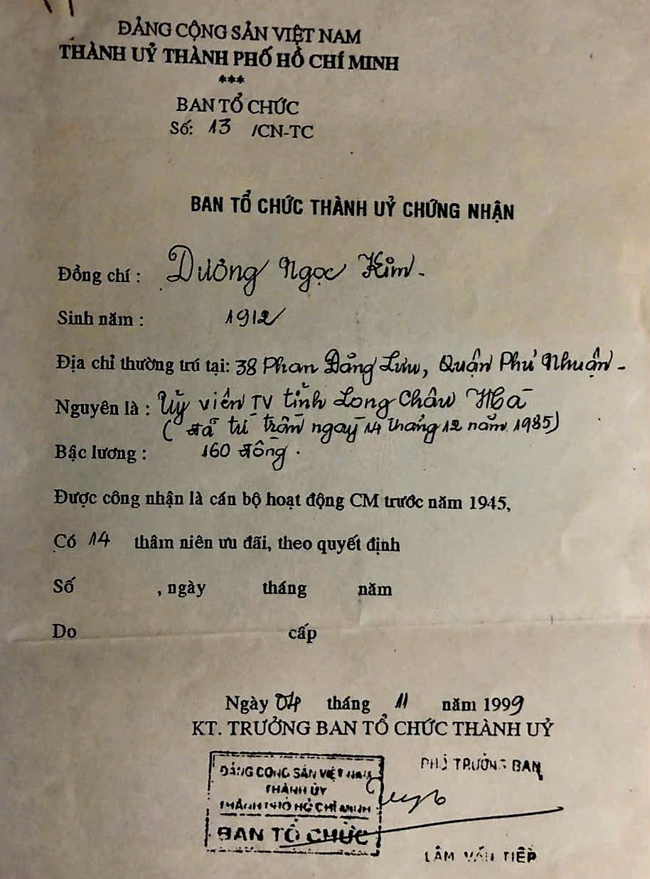 Từ tù nhân Côn Đảo đến người Chính trị viên đầu tiên ở Kiên Giang - Ảnh 3.