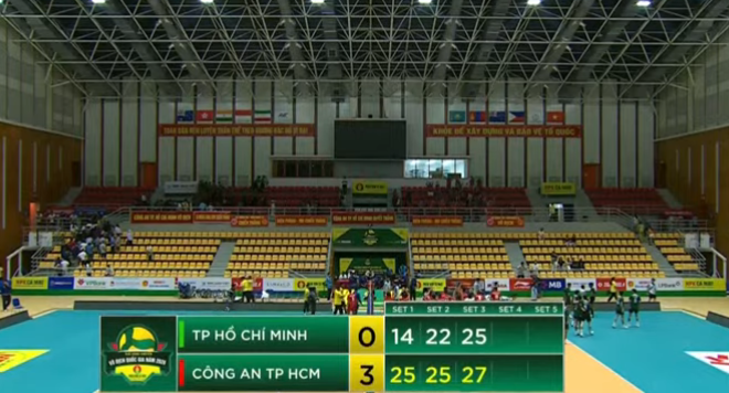 Công An TPHCM thắng thuyết phục trận derby bóng chuyền nam giải VĐQG 2026